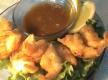 Shrimps Tempura With Coconut Cream Sauce